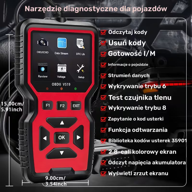 SmartCar Scanner - Skaner diagnostyczny OBD2