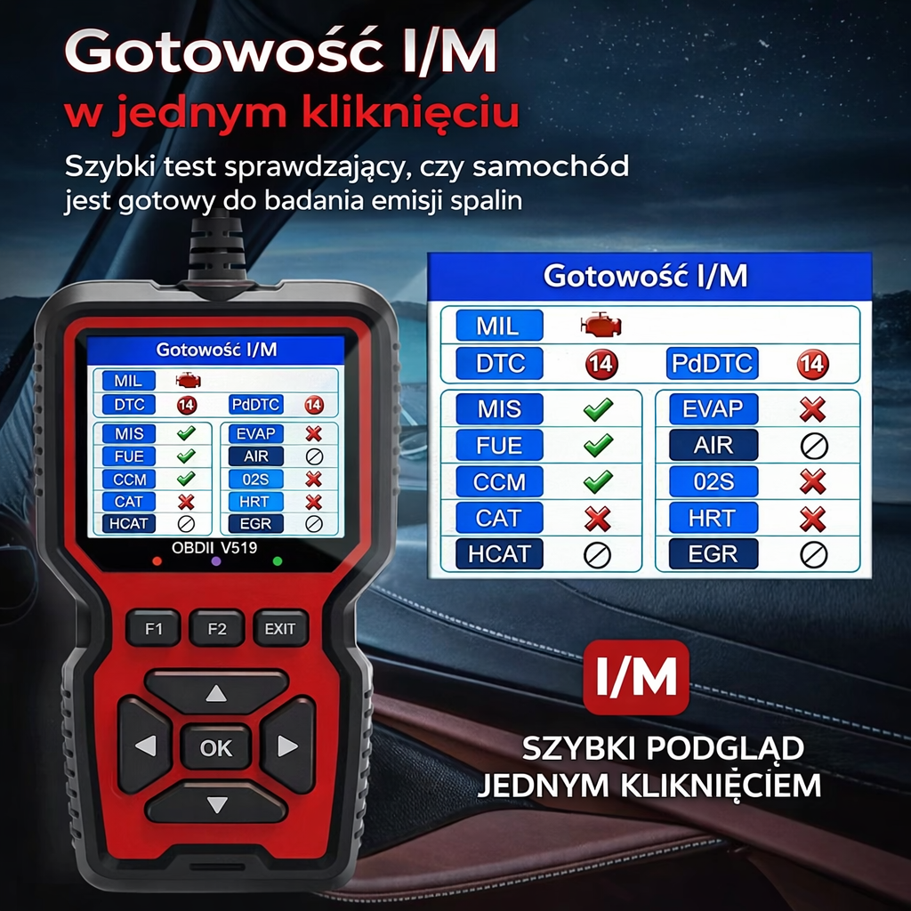 SmartCar Scanner - Skaner diagnostyczny OBD2